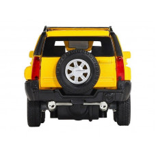 Машина "АВТОПАНОРАМА" Hummer H3, желтый, 1/32, свет, звук, инерция, в/к 17,5*13,5*9 см