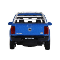 Машина "АВТОПАНОРАМА" Volkswagen Amarok, синий, 1/46, инерция, откр. двери, в/к 17,5*12,5*6,5 см