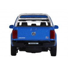 Машина "АВТОПАНОРАМА" Volkswagen Amarok, синий, 1/46, инерция, откр. двери, в/к 17,5*12,5*6,5 см