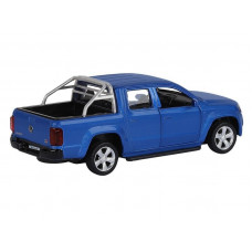 Машина "АВТОПАНОРАМА" Volkswagen Amarok, синий, 1/46, инерция, откр. двери, в/к 17,5*12,5*6,5 см