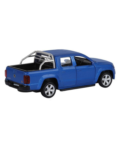 Машина "АВТОПАНОРАМА" Volkswagen Amarok, синий, 1/46, инерция, откр. двери, в/к 17,5*12,5*6,5 см