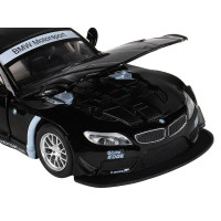 Машина "АВТОПАНОРАМА" BMW Z4 GT, черный, 1/32, свет, звук, инерция, в/к 17,5*13,5*9 см
