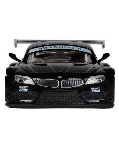 Машина "АВТОПАНОРАМА" BMW Z4 GT, черный, 1/32, свет, звук, инерция, в/к 17,5*13,5*9 см
