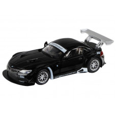 Машина "АВТОПАНОРАМА" BMW Z4 GT, черный, 1/32, свет, звук, инерция, в/к 17,5*13,5*9 см