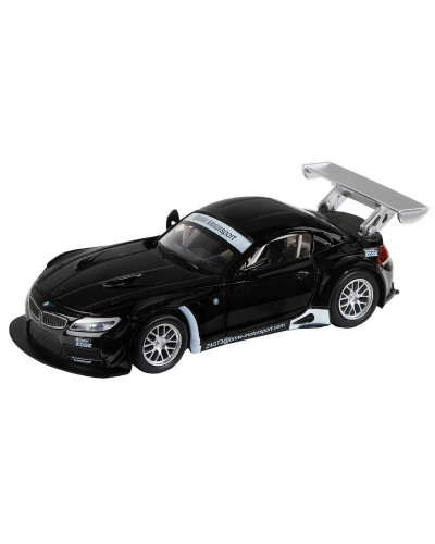 Машина "АВТОПАНОРАМА" BMW Z4 GT, черный, 1/32, свет, звук, инерция, в/к 17,5*13,5*9 см
