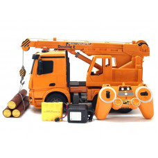 Р/У машина Double Eagle Автокран 1:20 + акб