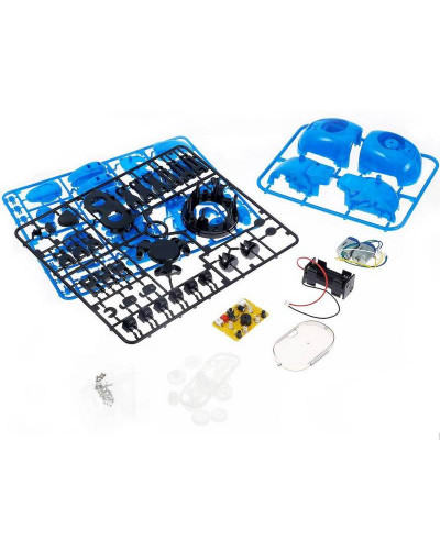 Робот-конструктор сенсорный ZYA-A2883,русская озвучка, подсветка, подвижные ноги, на батарейках