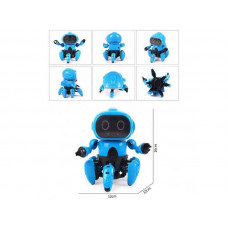 Робот-конструктор сенсорный ZYA-A2883,русская озвучка, подсветка, подвижные ноги, на батарейках