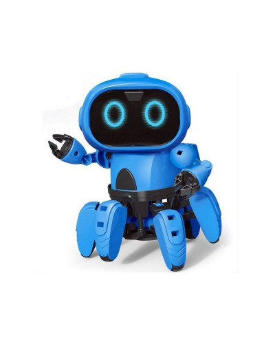 Робот-конструктор сенсорный ZYA-A2883,русская озвучка, подсветка, подвижные ноги, на батарейках