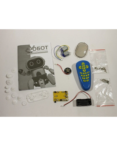 Робот-конструктор сенсорный ZYA-A2883,русская озвучка, подсветка, подвижные ноги, на батарейках