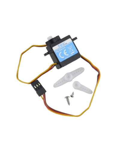 Сервомашинка реверсная 9g для самолета Top RC 500 Class Cessna 182 6СH (Flap2), провод 250мм