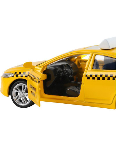 Машина "АВТОПАНОРАМА" HYUNDAI ELANTRA, ГОРОДСКОЕ ТАКСИ, 1/40, инерция, откр. двери, 17,5*12,5*6,5