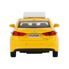 Машина "АВТОПАНОРАМА" HYUNDAI ELANTRA, ГОРОДСКОЕ ТАКСИ, 1/40, инерция, откр. двери, 17,5*12,5*6,5
