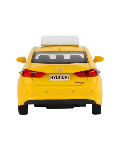 Машина "АВТОПАНОРАМА" HYUNDAI ELANTRA, ГОРОДСКОЕ ТАКСИ, 1/40, инерция, откр. двери, 17,5*12,5*6,5