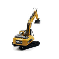 Металлический экскаватор с ковшом HUI NA TOYS 1/50 PRO