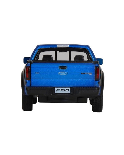 Машина "АВТОПАНОРАМА" Ford F-150 SVT Raptor, синий, 1/34, свет, звук, инерция, в/к 20*10*11 см