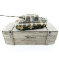 Р/У танк Torro Jagdtiger (Metal Edition) 1/16 2.4G, ВВ-пушка, деревянная коробка