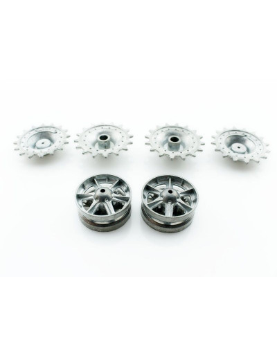 Набор запасных частей для танка Heng Long KV-1 ведущие звездочки, ленивцы