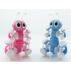 Р/У робот-муравей трансформируемый, звук, свет, танцы (розовый)