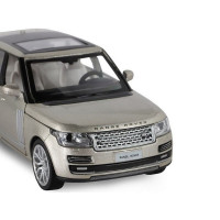 Машина "АВТОПАНОРАМА" 2013 Range Rover, золотой, 1/34, свет, звук, инерция, в/к 17,5*13,5*9 см