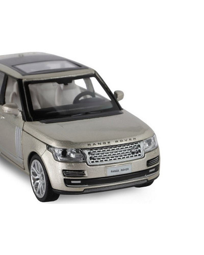 Машина "АВТОПАНОРАМА" 2013 Range Rover, золотой, 1/34, свет, звук, инерция, в/к 17,5*13,5*9 см