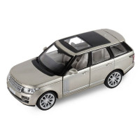 Машина "АВТОПАНОРАМА" 2013 Range Rover, золотой, 1/34, свет, звук, инерция, в/к 17,5*13,5*9 см