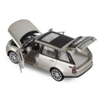 Машина "АВТОПАНОРАМА" 2013 Range Rover, золотой, 1/34, свет, звук, инерция, в/к 17,5*13,5*9 см