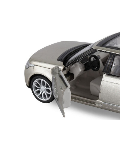 Машина "АВТОПАНОРАМА" 2013 Range Rover, золотой, 1/34, свет, звук, инерция, в/к 17,5*13,5*9 см