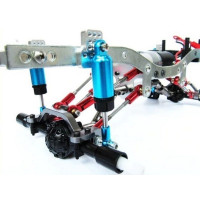 Амортизаторы WPL металлические, с крепежом (2 шт) для C14, C24