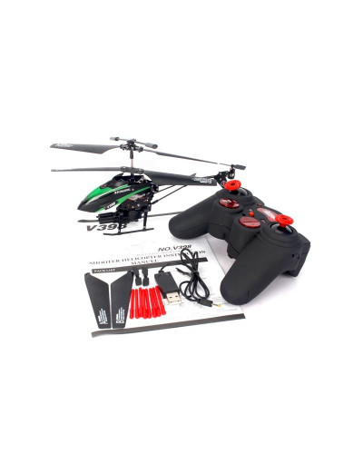 Р/У вертолет WLToys V398 IR RTF стреляет ракетами Р/У вертолет WLToys V398 IR RTF стреляет ракетами