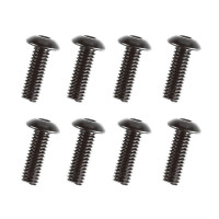 Винт с головкой под шестигранник, полукруглый М4х12мм, 8 шт.