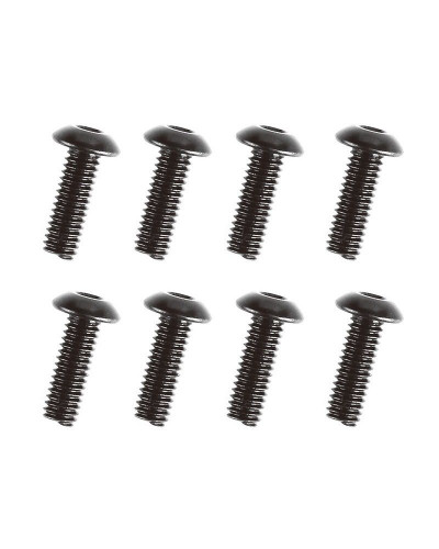 Винт с головкой под шестигранник, полукруглый М4х12мм, 8 шт.