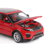 Машина "АВТОПАНОРАМА" Land Rover Range Rover Evoque, красный, 1/24, в/к 24,5*12,5*10,5 см