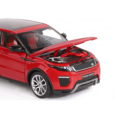 Машина "АВТОПАНОРАМА" Land Rover Range Rover Evoque, красный, 1/24, в/к 24,5*12,5*10,5 см