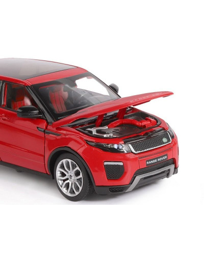 Машина "АВТОПАНОРАМА" Land Rover Range Rover Evoque, красный, 1/24, в/к 24,5*12,5*10,5 см