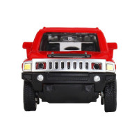 Машина "АВТОПАНОРАМА" Hummer H3, красный, 1/43, инерция, в/к 17,5*12,5*6,5 см