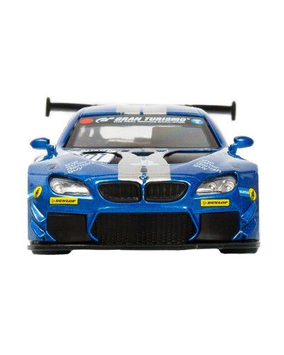 Машина "АВТОПАНОРАМА" BMW M6, синий, 1/44, инерция, в/к 17,5*12,5*6,5 см