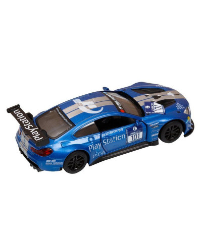 Машина "АВТОПАНОРАМА" BMW M6, синий, 1/44, инерция, в/к 17,5*12,5*6,5 см