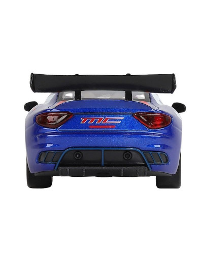 Машина "АВТОПАНОРАМА" Maserati Gran Turismo MC GT4, синий, 1/32, свет, звук, в/к 17,5*13,5*9 см