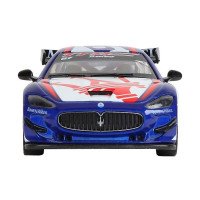 Машина "АВТОПАНОРАМА" Maserati Gran Turismo MC GT4, синий, 1/32, свет, звук, в/к 17,5*13,5*9 см