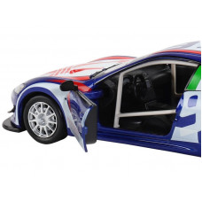 Машина "АВТОПАНОРАМА" Maserati Gran Turismo MC GT4, синий, 1/32, свет, звук, в/к 17,5*13,5*9 см