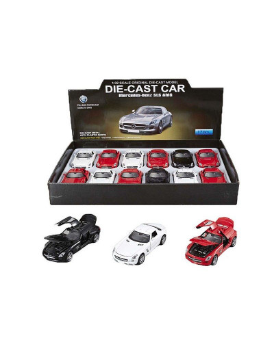 Машина MZ 1/32 Mercedes-Benz SLS инерция (1/12шт.) б/к