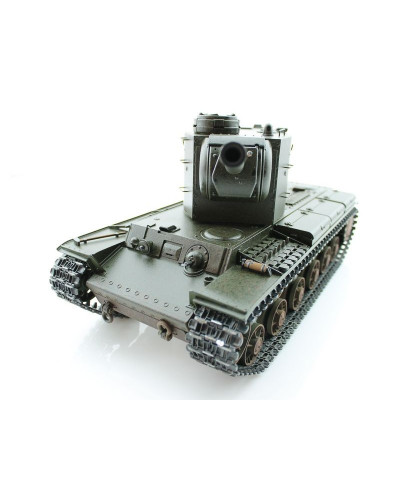 P/У танк Torro КВ-2 1/16  2.4G, СССР, зеленый, ИК-пушка, деревянная коробка