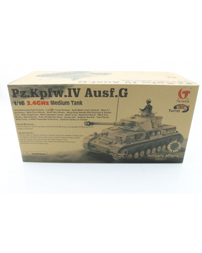 Р/У танк Taigen 1/16 Panzerkampfwagen IV Ausf.F2.Sd.Kfz (Германия) 2.4G, RTR, летний камуфляж