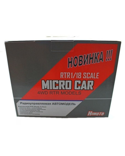 Радиоуправляемый монстр Himoto Crasher Brushless 4WD 2.4G 1/18 RTR