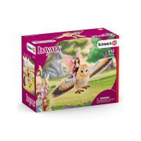 Фигурка Schleich Фея, летящая на сверкающей сове