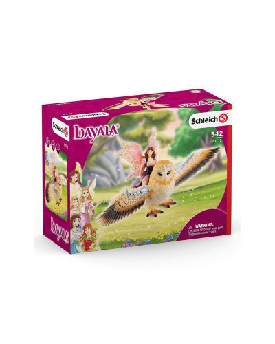 Фигурка Schleich Фея, летящая на сверкающей сове