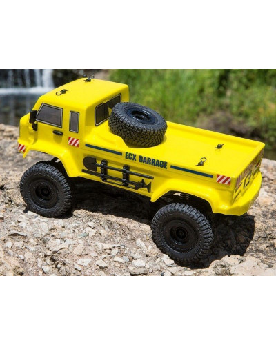 Краулер ECX 1:24 Scaler Crawler Barrage UV 4WD, электро, RTR (желтый)