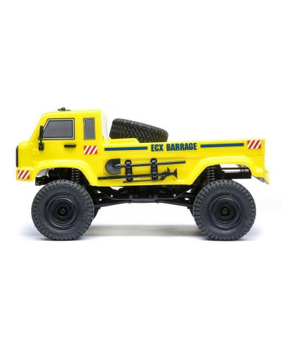Краулер ECX 1:24 Scaler Crawler Barrage UV 4WD, электро, RTR (желтый)