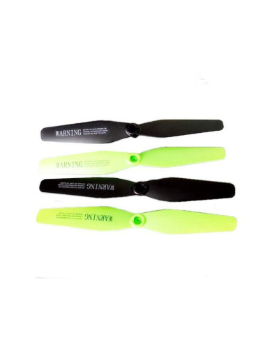 Лопасти для квадрокоптера Syma X54HW/HC, зеленые(2 шт), черные(2 шт)